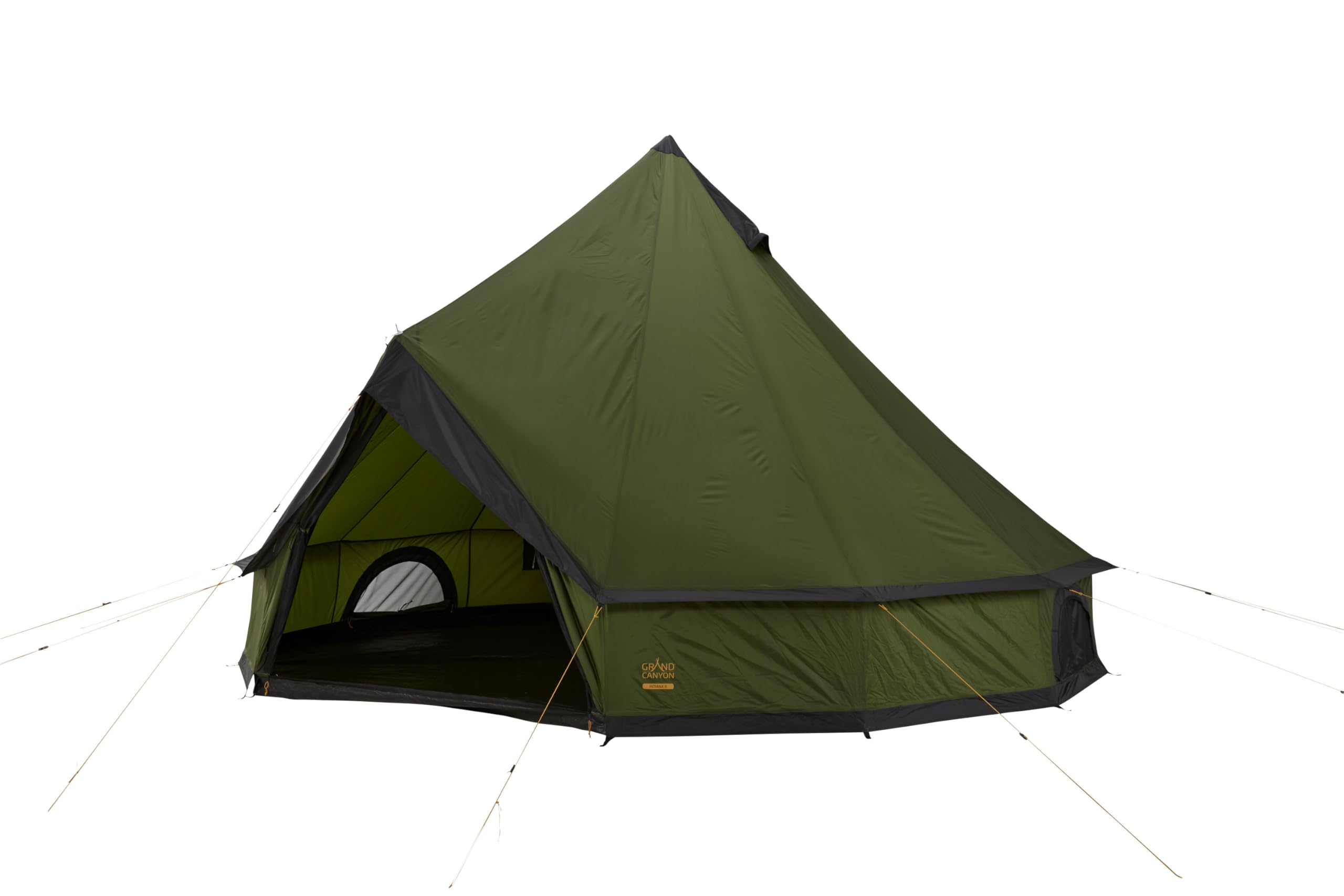 【GRAND CANYON／INDIANA8◆キャンプテント】オリーブ Grand Canyon - Indiana 8 Tent, Unisex, Adult, Olive Cap, Normal